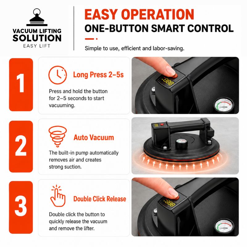 VSL300B23 automatic vacuum maintenance system detects pressure drop and restarts the pump to restore suction