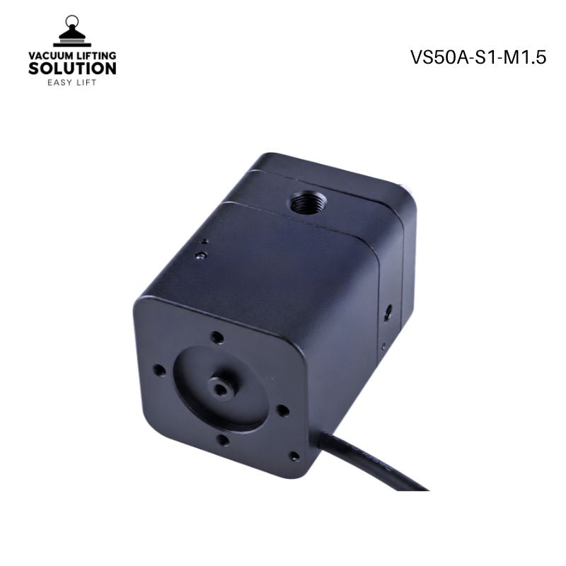 Compact VS50A-S1-M1.5 robot vacuum gripper with integrated electric micro vacuum pump